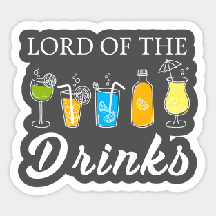 Lord of the drinks Sticker